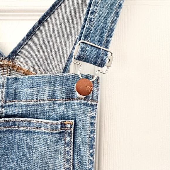Madewell Skinny Denim Overalls Groveland Wash AA599 Small Women - Picture 5 of 9